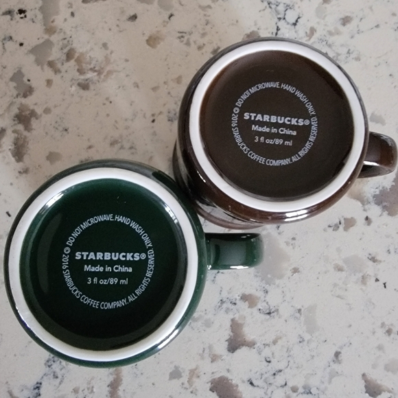 Starbucks‎ Hong Kong Demitasse Cups from the Vintage Series
